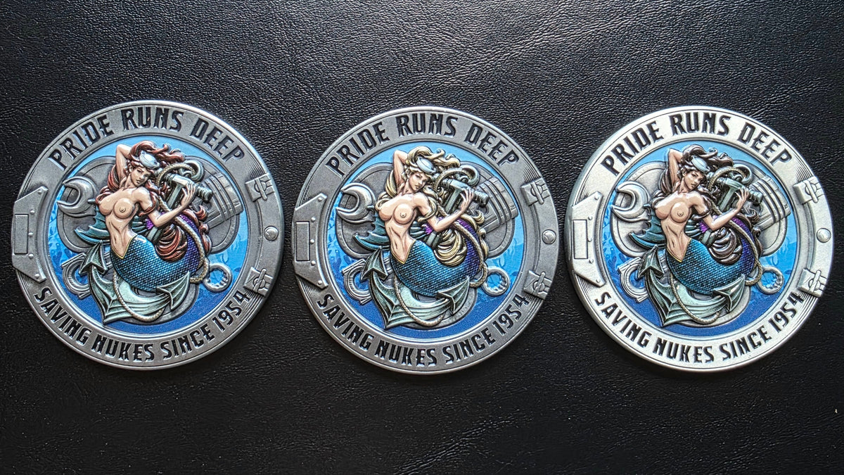 A-Gang Challenge Coin – Pride Runs Deep