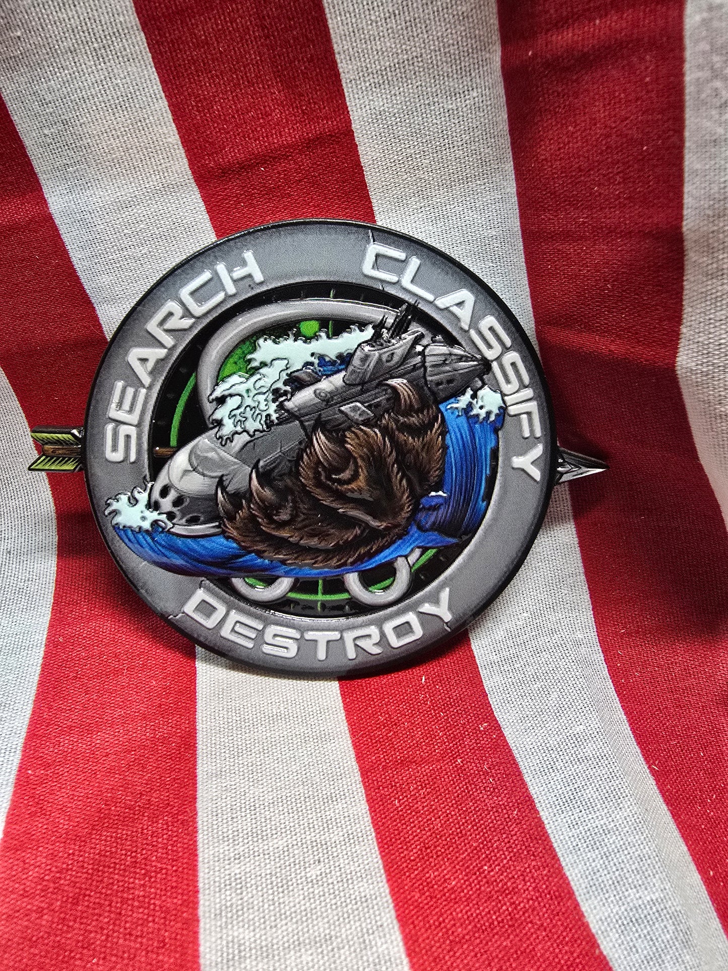 Sonar WARBEAR edition 3" coin