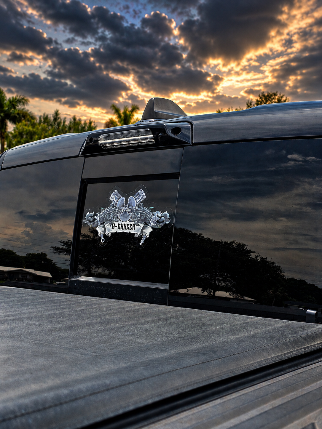 3.5" Clear Background A-Gang Window Cling