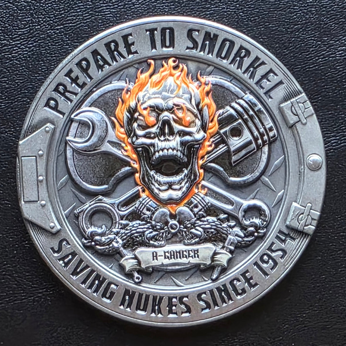 A-Gang Challenge Coin – Pride Runs Deep