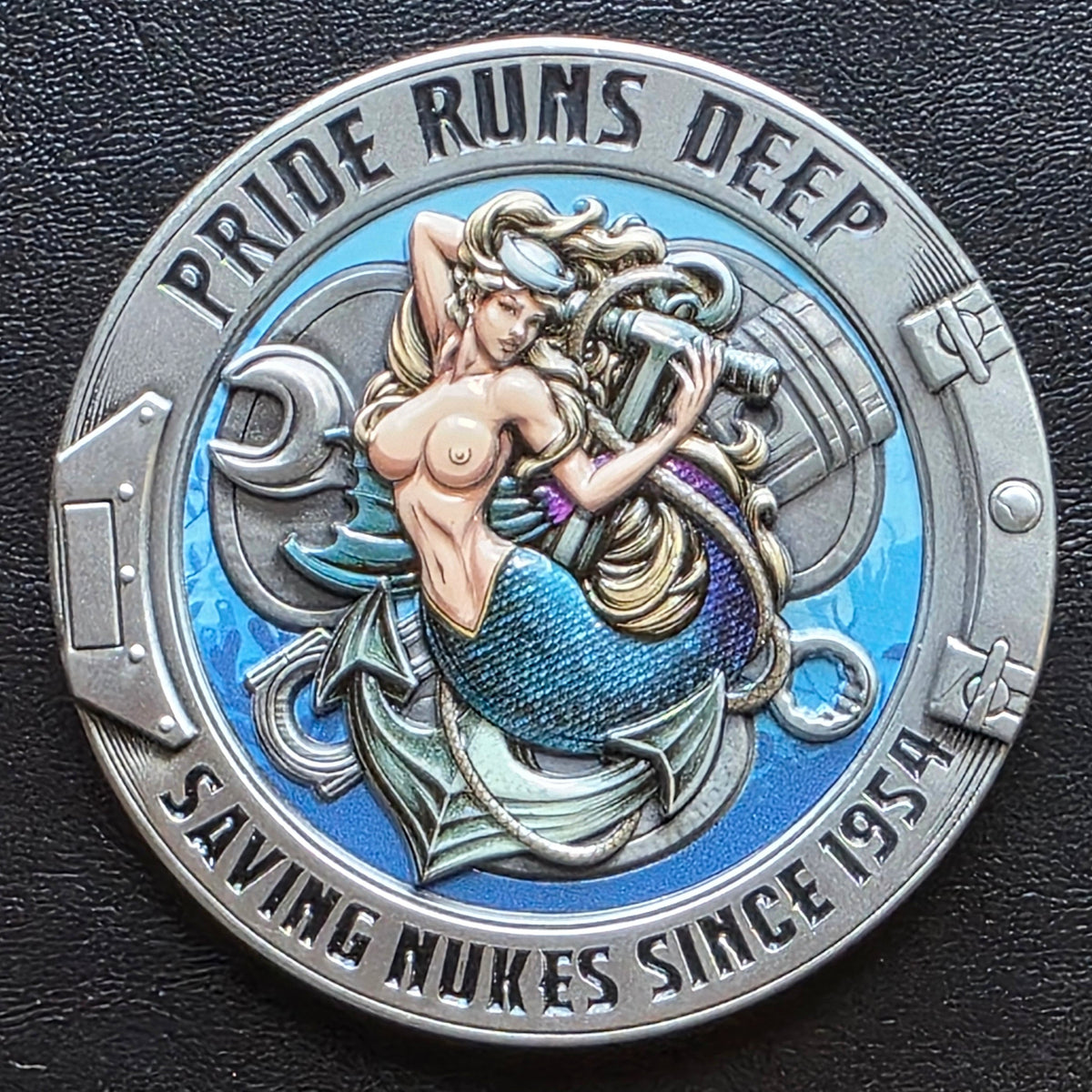 A-Gang Challenge Coin – Pride Runs Deep