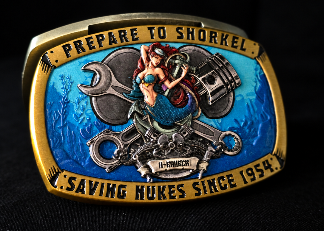 A-Gang Mermaid Belt Buckle – Prepare to Snorkel