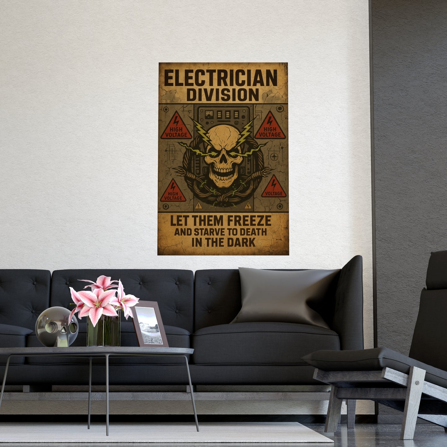 Electrician Vintage Poster | Let Them Freeze