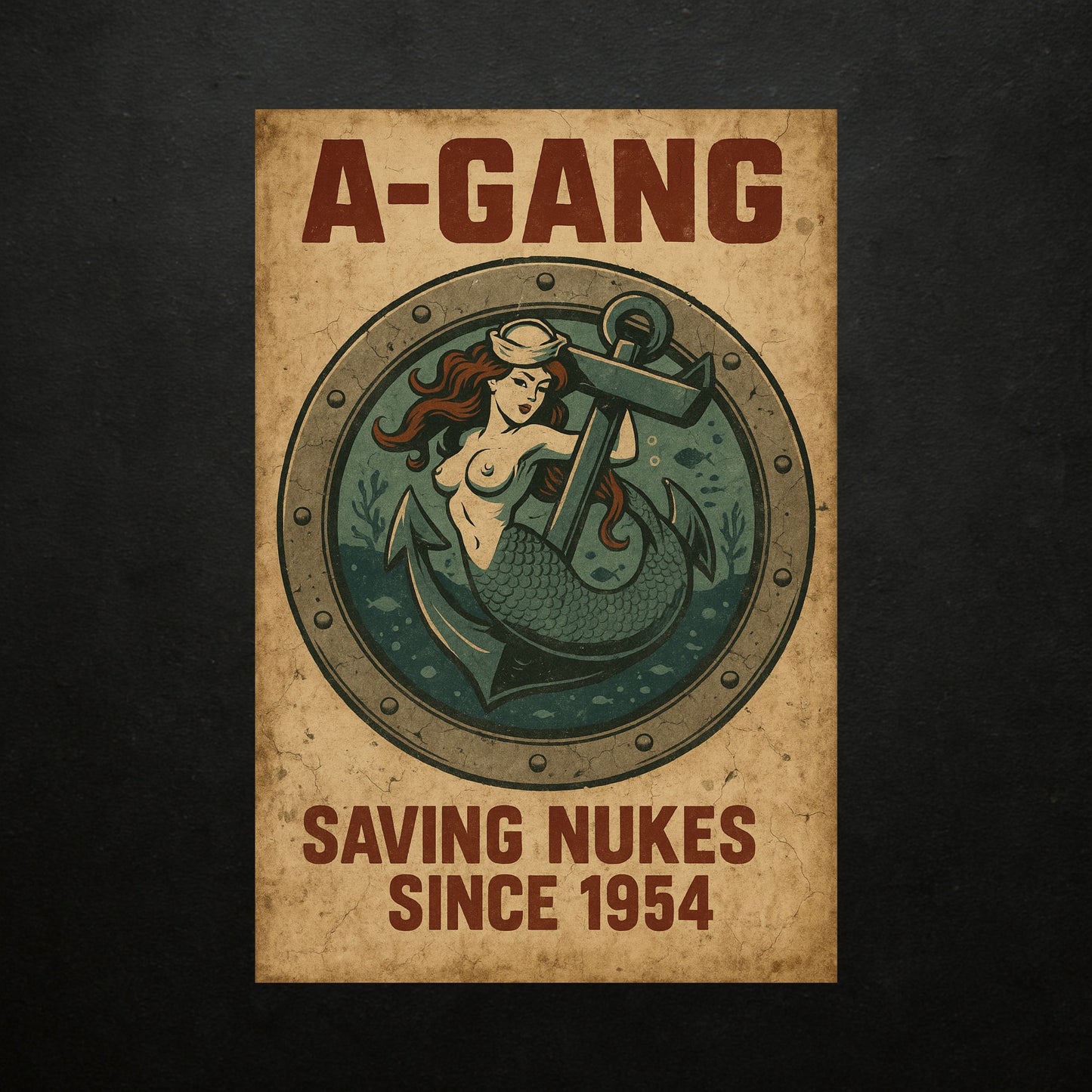 A-Gang Vintage Poster | Saving Nukes