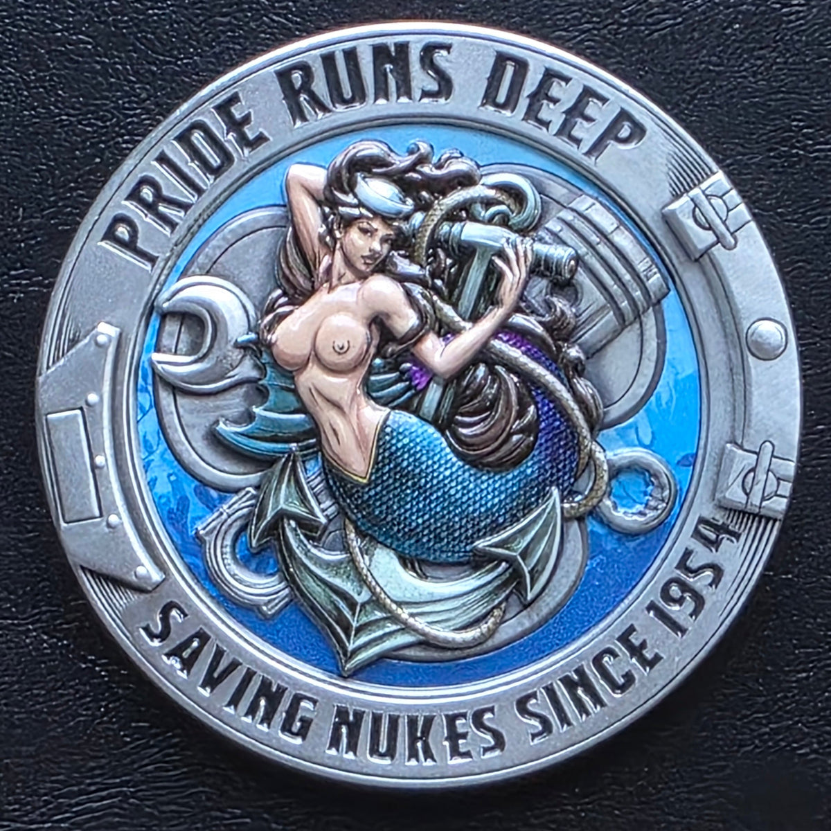 A-Gang Challenge Coin – Pride Runs Deep