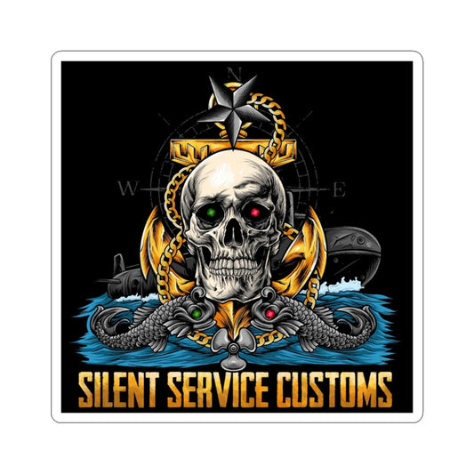 Silent Service Customs Sticker