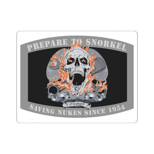 A-Gang Sticker | "Prepare to Snorkel" | Silent Service Customs (3"x3")