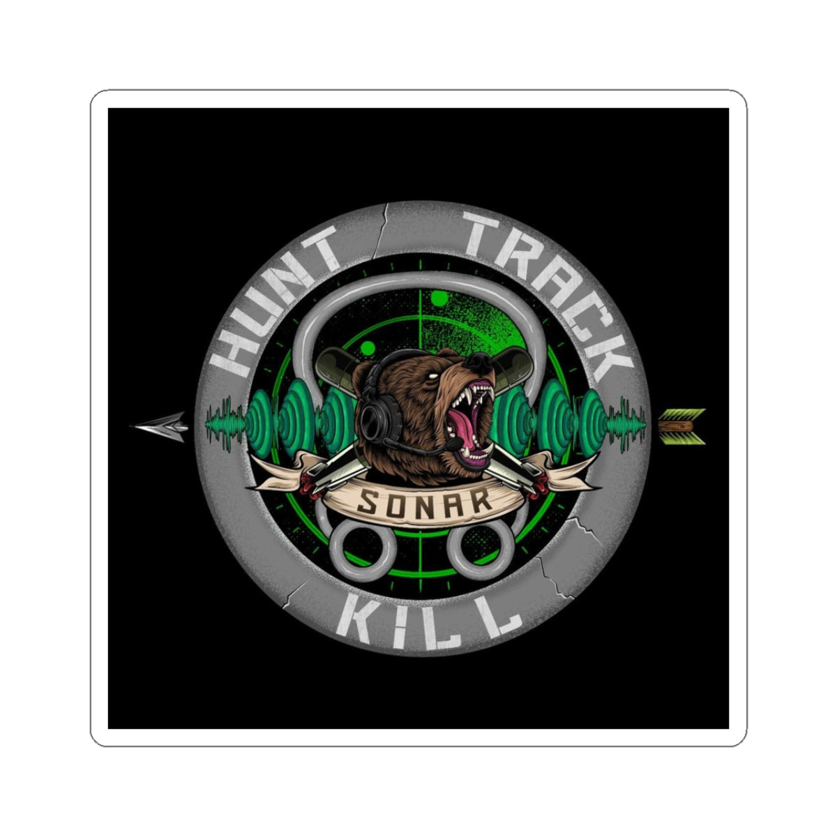 Sonar Sticker | WARBEAR Edition | Silent Service Customs