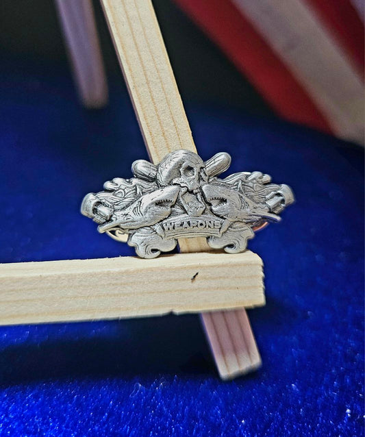 Weapons Rate Lapel Pin by Silent Service Customs.
